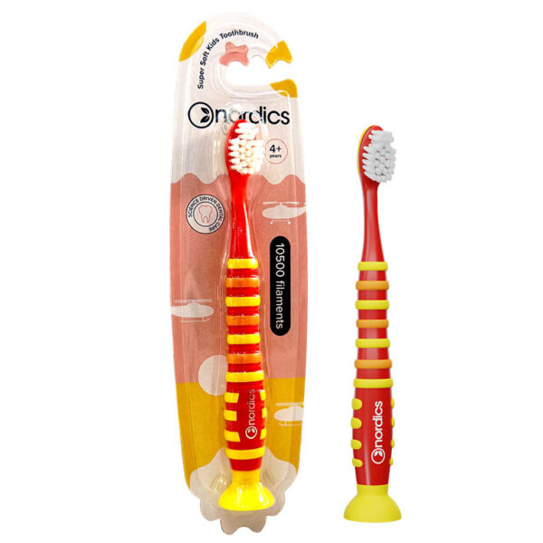 Expert SOFT Kids Toothbrush ROCKET - Red