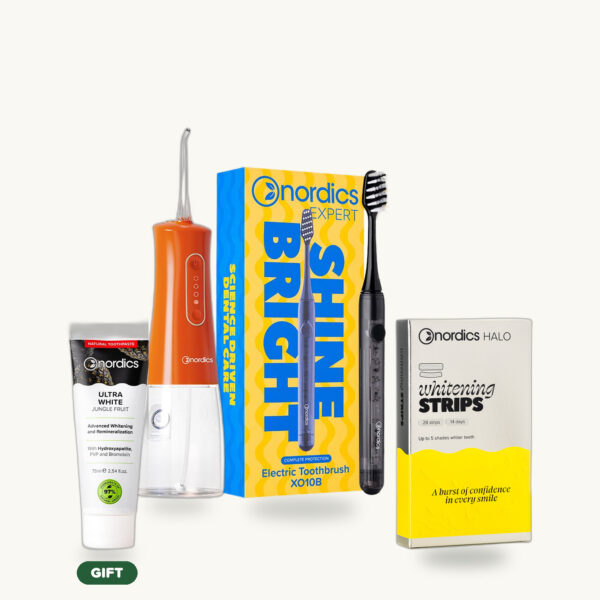 White Smile Promo Package + Gift - IA55O - Whitening Strips 14 Days